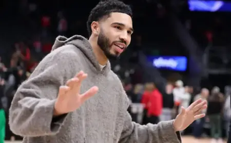 Jayson Tatum Advances to 5-on-5 Workouts Amid Achilles Recovery