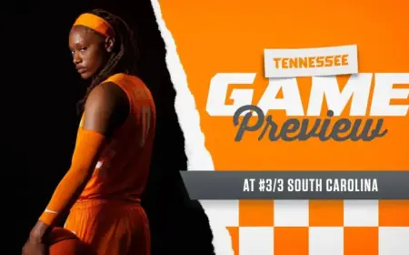Lady Vols Set to Challenge South Carolina in WBB Showdown