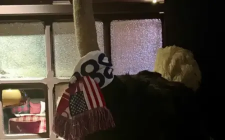 Brian Boitano and Ostrich Shine at Starbucks Winter House During Olympics