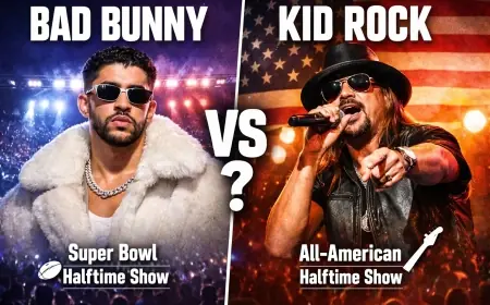 Kid Rock halftime show vs. the official Super Bowl halftime: TPUSA’s counterprogramming plan, start window, and streaming platforms