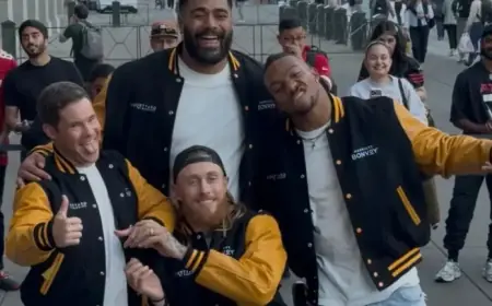 Adam Devine Joins NFL Stars for Unexpected ‘Pitch Perfect’ Collaboration