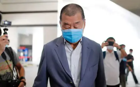 Jimmy Lai Receives 20-Year Sentence in Hong Kong National Security Case