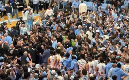 ACC Fines UNC $50K After Fans Storm Court Post-Duke Victory