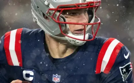 Patriots’ Drake Maye Shares Sweet Super Bowl PDA with Wife Ann Michael