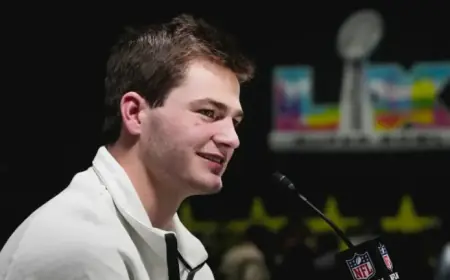 Drake Maye’s Bold Super Bowl Weather Comment Sparks Attention