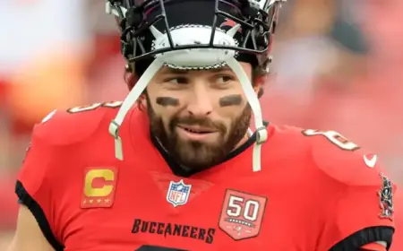 Baker Mayfield Predicts Patriots vs Seahawks Super Bowl Winner