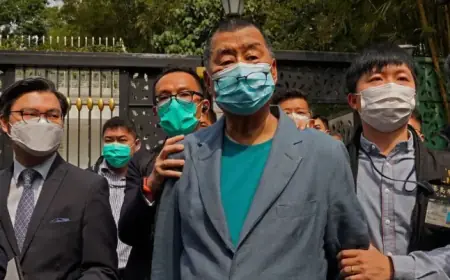 Hong Kong Sentences China Critic Jimmy Lai to 20 Years Under Strict Law