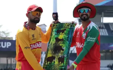 Zimbabwe Chooses to Bowl, Muzarabani Returns Against Oman