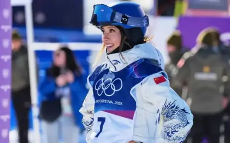 Gu Overcomes Fall to Secure Spot in Olympic Slopestyle Final