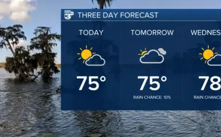 Acadiana Welcomes a Week of Spring-Like Weather