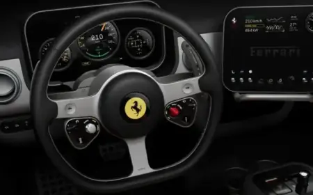 Ferrari Unveils Jony Ive-Designed EV with Glass and Aluminum Finish