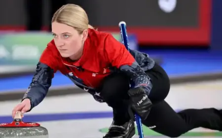 Chock and Bates Skate as 2026 Winter Olympics Curling Playoffs Begin
