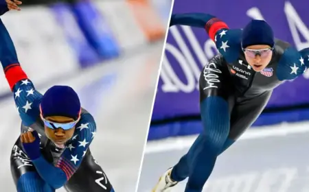 Brittany Bowe, Erin Jackson Debut in Milan’s 1000m Speed Skating Event