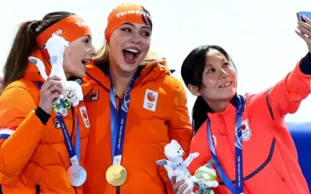 Olympic Champion Leerdam Speeds to New Heights; Kok Claims Silver