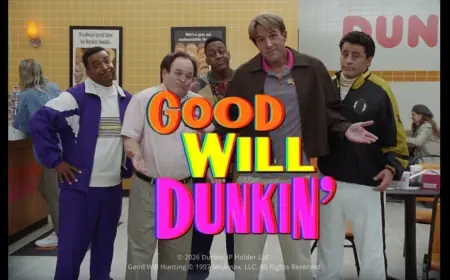 Dunkin’ Super Bowl commercial turns “Good Will Hunting” into a ’90s sitcom spoof