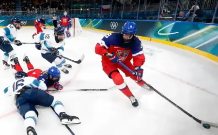 Czechs Clinch Victory; Sweden Advances to Quarterfinals in Ice Hockey