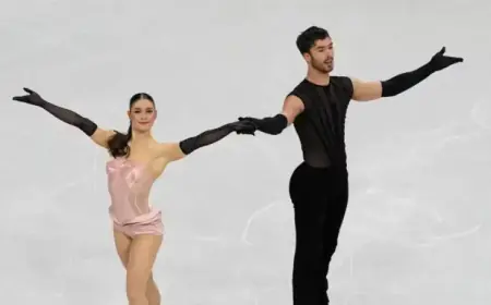 Guillaume Cizeron, Laurence Fournier Beaudry Compete in 2026 Olympics Figure Skating