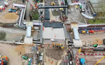 Countdown Begins: New Rail Bridge Paves Way for Botley Road Reopening