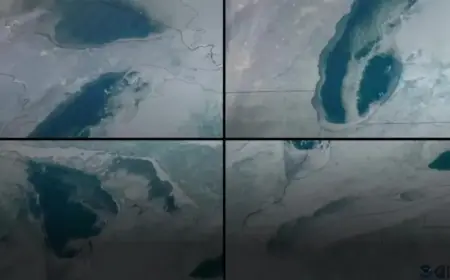 Great Lakes Experience Severe Deep Freeze