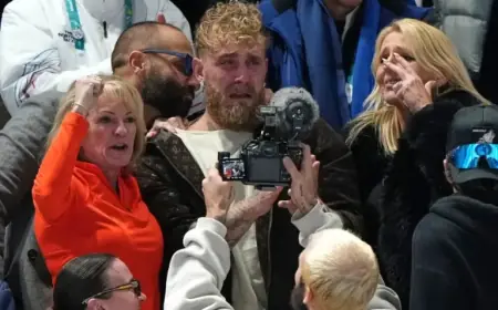 Jake Paul Celebrates Fiancée Jutta Leerdam’s Olympic Victory