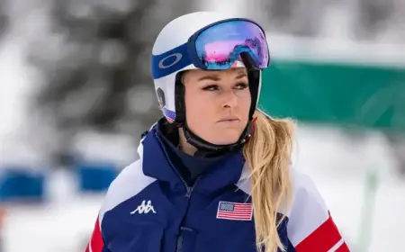 Lindsey Vonn Provides Health Update Following Olympic Crash
