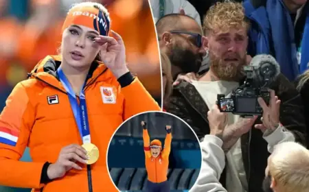 Jutta Leerdam Shatters Olympic Record, Claims Gold as Jake Paul Weeps