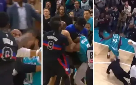 NBA Brawl Erupts: Four Ejected, Punches Thrown, Suspensions Expected