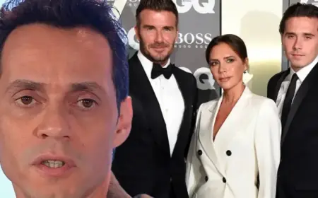 Marc Anthony Speaks Out on Beckham Family Dispute