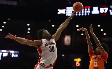 Wildcats Break Big 12 Record with Resounding 84-47 Victory Over Oklahoma State