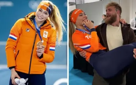 Jake Paul’s girlfriend Jutta Leerdam captures Olympic gold in women’s 1000m speed skating—why the celebration is everywhere