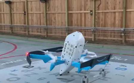 Amazon Prime Air Drones Launch in Kansas City Skies