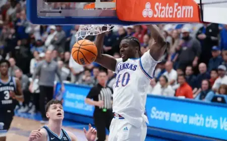 Bill Self Highlights Impact of BYU Victory on Flory Bidunga