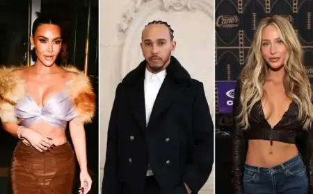 Kim Kardashian and Lewis Hamilton Ignite Romance Rumors at Super Bowl
