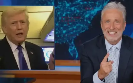 Jon Stewart Criticizes Trump’s Latest MAGA Meltdown