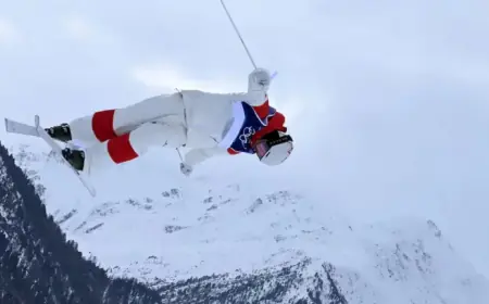 Mikaël Kingsbury and Julien Viel Reach Moguls Finals in Ski Acrobatics