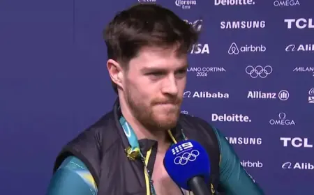 Australian Speed Skater Disappointed After Early Exit in Qualifying