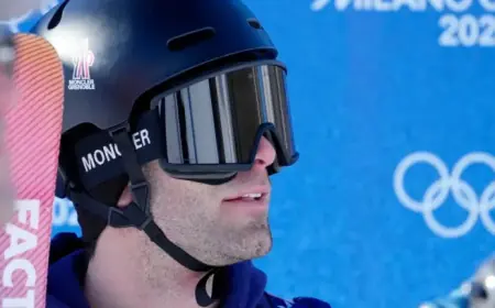 Alex Hall Battles for Gold in Olympic Slopestyle Skiing Final