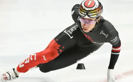 Canada Clinches Silver in Short-Track Mixed Relay Speed Skating