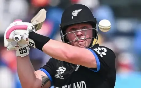 Kiwi Cricket Star’s Epic Innings Drives Record Pursuit, Averts World Cup Repeat