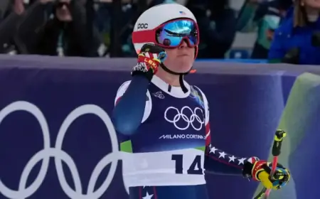 Breezy Johnson Gives U.S. Teammate Shiffrin Narrow Lead in Women’s Combined
