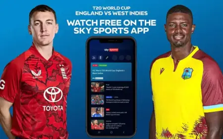 Watch England vs West Indies Live: Free T20 World Cup Stream on Sky Sports
