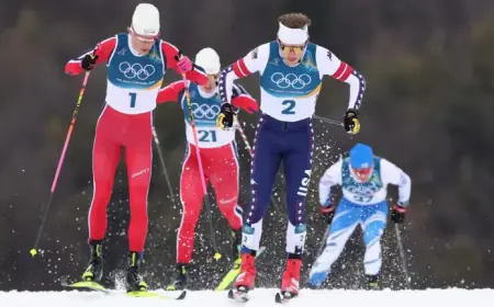 Ben Ogden Wins Silver, Breaking USA’s 50-Year Cross-Country Medal Drought