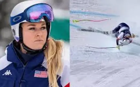 Tibia bone fracture after Lindsey Vonn crash at Olympics 2026 in Cortina