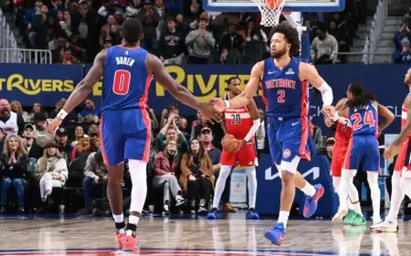 Detroit Pistons Lead Eastern Conference Ahead of All-Star Break