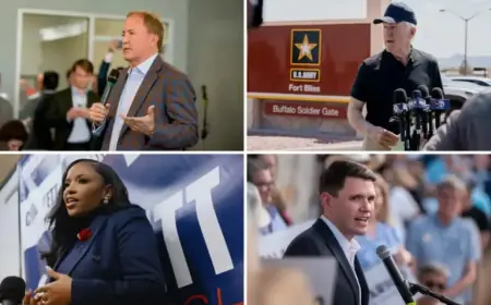 Crockett and Paxton Dominate Their U.S. Senate Primary Bids