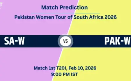 SA-W vs PAK-W: Dream11 Prediction for 2026 First T20I Match
