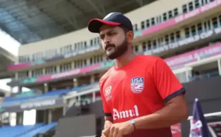 Monank Patel Approaches Historic T20I Milestone for USA with 80 Runs Needed