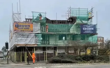 Demolition Hits Major Milestone at Historic Nuneaton Town Centre Pub