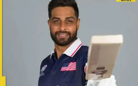 Discover Shubham Ranjane: Exploring the Indian Connection of US Cricketer