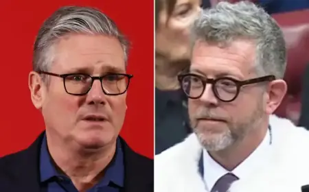 PM Confronts Controversy as Ex-Comms Chief with Links to Paedophile Suspended